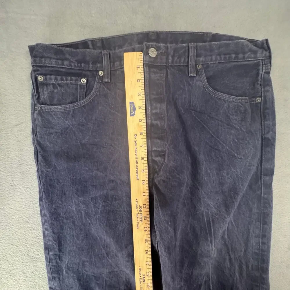 Levi’s 501 XX Jeans Mens 40x32‎ Blue Dyed Canvas Straight Button Fly Grunge Y2K